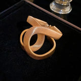 Hollow Gold Snake Bracelet For Women Staggered Open Jewelry