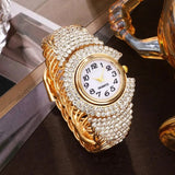 Luxury Watch Rhinestone Women Wristwatch For Girl Ladies Jewelry Set