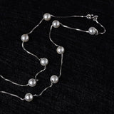 6mm Pearl Freshwater Choker Necklace Jewelry For Women
