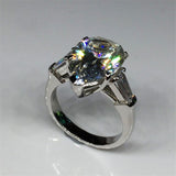 Luxury Water Drop 6ct Diamond Ring Engagement for Women Jewelry