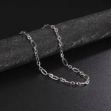 Paperclip Chain Choker Necklaces For Men Women Jewelry