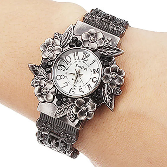 Retro vintage bracelet Women bangle watch casual wristwatch Jewelry