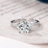 White Zircon Wedding Ring for Women Engagement Jewelry4