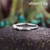 Stackable Zircon Ring for Women Statement Jewelry