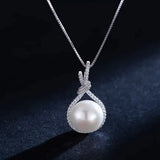 Waterdrop Pearl Pendant Necklace for Women Accessories Female Jewelry