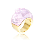 Large Pink Sapphire Ring For Women Engagement Wedding Band Jewelry