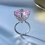 8ct Moissanite Diamond Ring silver Wedding for Women Jewelry