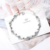 Zircon Heart Bracelet For Women Wedding Party Jewelry