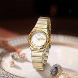 Luxury White Diamond Watch Women Wedding Jewelry