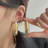 Oval Water Drop Earrings For Women Party Wedding Jewelry