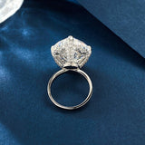 8ct Moissanite Diamond Ring silver Wedding for Women Jewelry