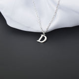 Initial English Letter Pendant Necklace Chain For Women Jewelry