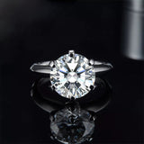Classic 5CT Moissanite Ring For Women Wedding Jewelry Gift