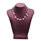 Baroque Freshwater Pearl Necklace Wedding Women Jewelry - Genuine - Gemstone