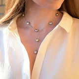 Genuine Freshwater Baroque Necklace Silver For Women Wedding Jewelry - Genuine - Gemstone