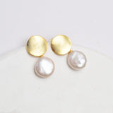Genuine Vintage Freshwater Pearl 925 Sterling Silver Earring women's Fine jewelry - Genuine - Gemstone