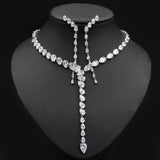 Luxury 2PCS Emerald Bridal Jewelry Set For Women Wedding Jewelry - Genuine - Gemstone