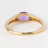 Luxury Amethyst Anniversary Ring for Women Party Birthday Jewelry - Genuine - Gemstone