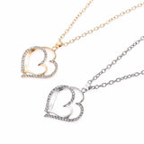 Luxury Double Heart Jewelry Set For Women Wedding Gold Jewelry - Genuine - Gemstone