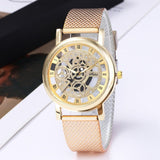 Luxury Gold Watch For Women Party Anniversary Jewelry - Genuine - Gemstone