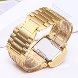 Luxury Gold Women's Bracelet Wrist Watche Strap Waterproof - Genuine - Gemstone