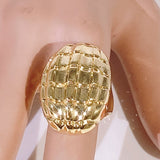 Luxury Two Tone Gold Ring For Women Wedding Jewelry