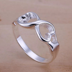 Eternity Infinity Ring 925 Sterling Silver Anniversaty Gift for Women