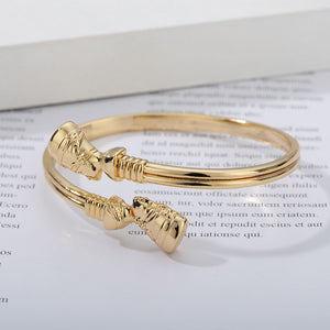 Vintage Queen Jewelry Bracelets For Women Gold Cuff Bangleù