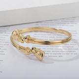 Vintage Queen Jewelry Bracelets For Women Gold Cuff Bangle