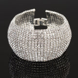 Luxury Full Gemstone Bracelet for Women Wedding Bridal Jewelry