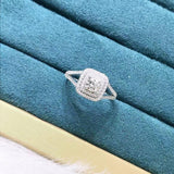  Full Inlaid White Zircon Wedding Ring Engagement Women Jewelry