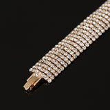 Luxury Full Gemstone Bracelet for Women Wedding Bridal Jewelry