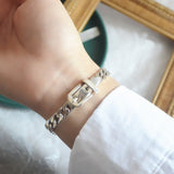 Vintage Belt Buckle 925S Bracelets Chain Women Party Jewelry Gifts