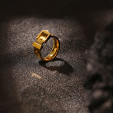 Luxury 18K Gold Party Ring Women Wedding Gift Jewelry