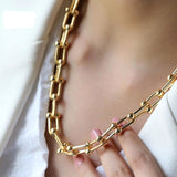 Clavicle Chain Choker Necklace for Women Trendy Party Jewelry