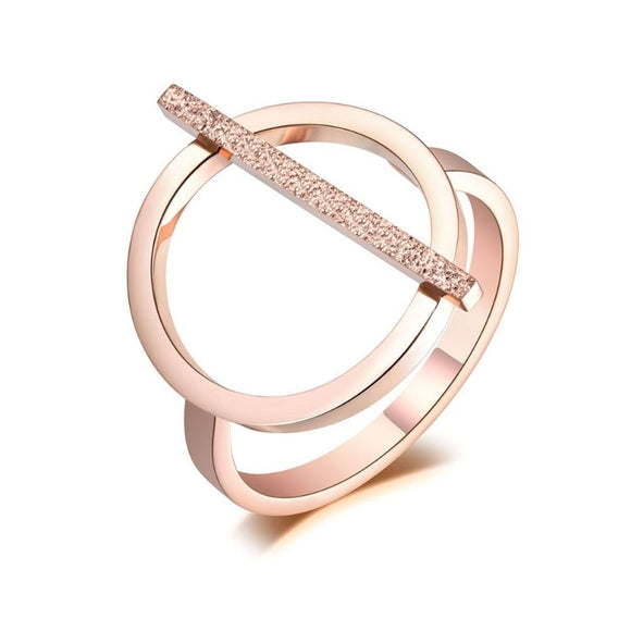 Unique Rose Gold Ring Engagement For Women Jewelry