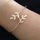 Leaf Arrow Triangle Heart Bracelet Bangle For Women Jewelry