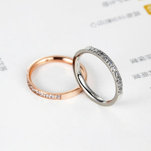 1Ct Moissanite Engagement Ring 14K Rose Gold For Women Wedding Jewelry