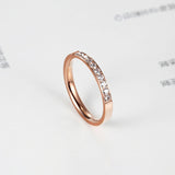0.9 Ct Diamond Wedding Ring 14K Rose Gold For Woman Jewelry Gift