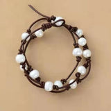 Natural Freshwater Pearl Engagement Bracelet for Women Jewelry