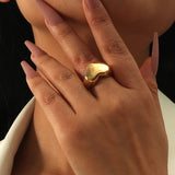 Luxury 18K Cross Ring Women Wedding Engagement Jewelry