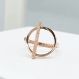Unique Rose Gold Ring Engagement For Women Jewelry