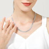 S925 Chain Necklace For Women Anniverssary Jewelry Gifts