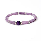 Natural Amethyst Slimming Bracelet for Women Weight Loss Jewelry