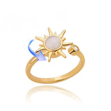 Luxury Four Clover Ring for Women Wedding Jewelry