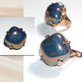 Luxury Square Dangle 585 Rose Gold Earrings For Women Wedding Jewelry