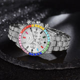 Luxury Diamond Watch Bracelet Set Women Party Anniverssary Jewelry