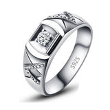1.5ct Diamond Ring 18K White Gold Wedding Bride Women Jewelry