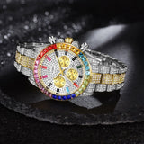 Luxury Diamond Watch Bracelet Set Women Party Anniverssary Jewelry