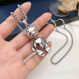 Charm Bear Pendant Necklace for Women Anniverssary Jewelry